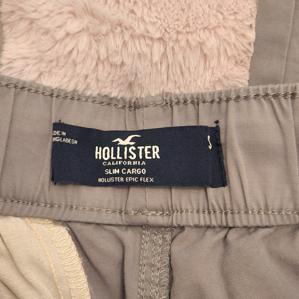 Hollister Gray Slim Cargo Pants